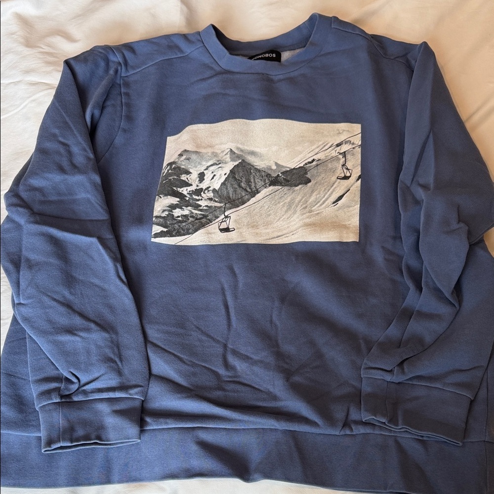 Bonobos Blue Mountain Graphic Crewneck Sweatshirt